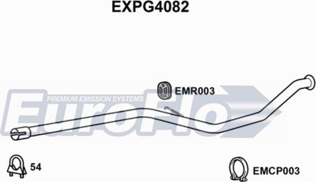EuroFlo EXPG4082 - Egzoz borusu furqanavto.az