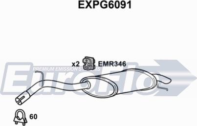 EuroFlo EXPG6091 - Son səsboğucu furqanavto.az