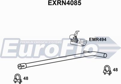 EuroFlo EXRN4085 - Egzoz borusu furqanavto.az