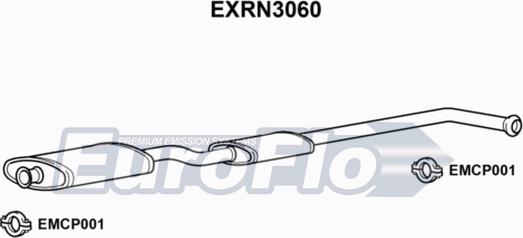 EuroFlo EXRN3060 - Orta Səsboğucu furqanavto.az