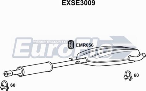 EuroFlo EXSE3009 - Orta Səsboğucu furqanavto.az