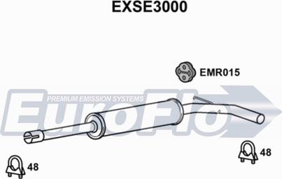 EuroFlo EXSE3000 - Orta Səsboğucu furqanavto.az