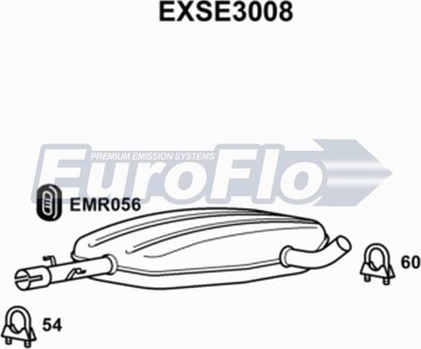 EuroFlo EXSE3008 - Orta Səsboğucu furqanavto.az
