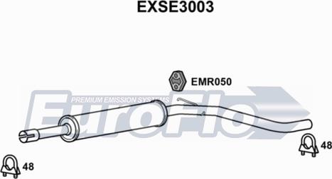 EuroFlo EXSE3003 - Orta Səsboğucu furqanavto.az