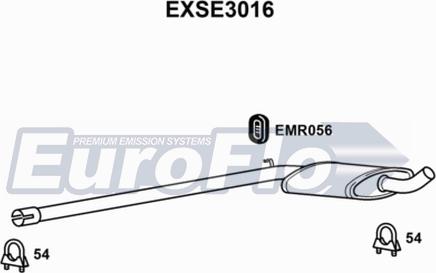 EuroFlo EXSE3016 - Orta Səsboğucu furqanavto.az