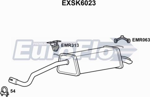 EuroFlo EXSK6023 - Son səsboğucu furqanavto.az