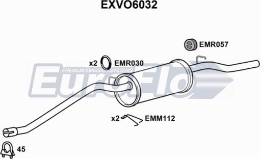 EuroFlo EXVO6032 - Son səsboğucu furqanavto.az