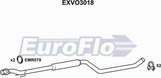 EuroFlo EXVO3018 - Orta Səsboğucu furqanavto.az
