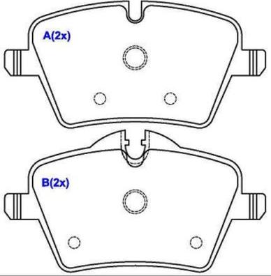 BENDIX BPD1188 - Əyləc altlığı dəsti, əyləc diski furqanavto.az