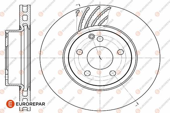 EUROREPAR 1642754480 - Əyləc Diski furqanavto.az