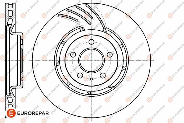 EUROREPAR 1642755080 - Əyləc Diski furqanavto.az