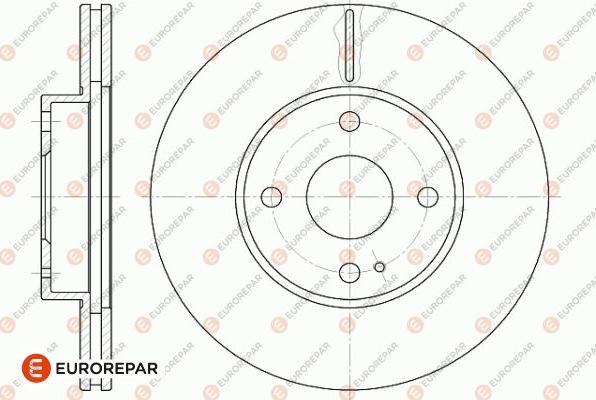 EUROREPAR 1642756580 - Əyləc Diski furqanavto.az