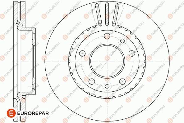 EUROREPAR 1642751680 - Əyləc Diski furqanavto.az