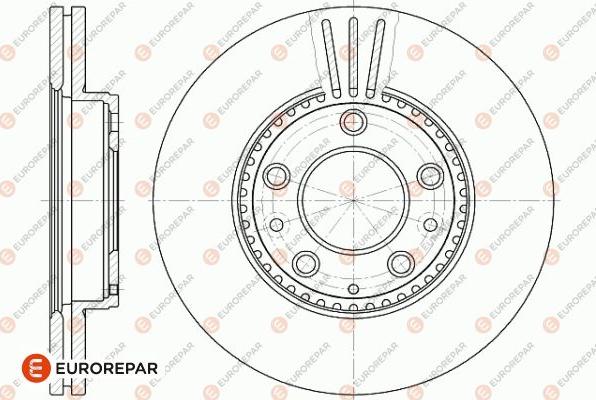 EUROREPAR 1642757580 - Əyləc Diski furqanavto.az