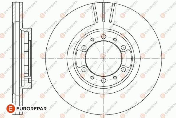 EUROREPAR 1642764180 - Əyləc Diski furqanavto.az