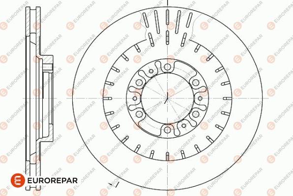 EUROREPAR 1642764280 - Əyləc Diski furqanavto.az