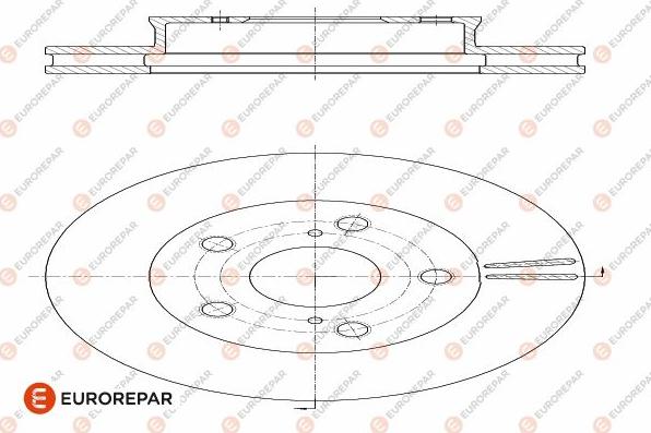 EUROREPAR 1642765980 - Əyləc Diski furqanavto.az