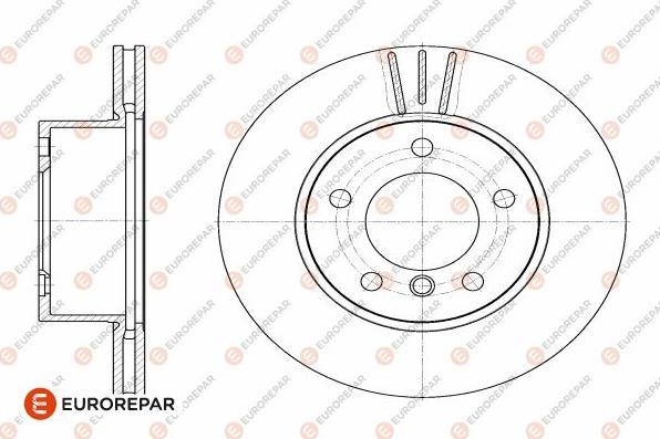 EUROREPAR 1642760580 - Əyləc Diski furqanavto.az