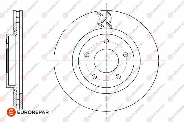 EUROREPAR 1642761880 - Əyləc Diski furqanavto.az