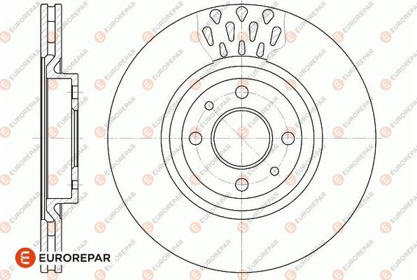 EUROREPAR 1667859680 - Əyləc Diski furqanavto.az