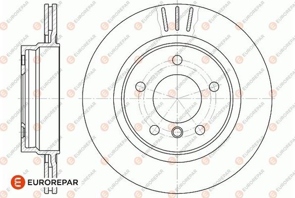 EUROREPAR 1667859180 - Əyləc Diski furqanavto.az