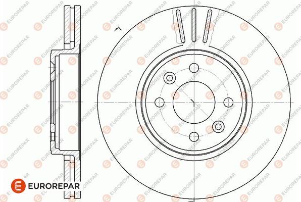 EUROREPAR 1667854980 - Əyləc Diski furqanavto.az