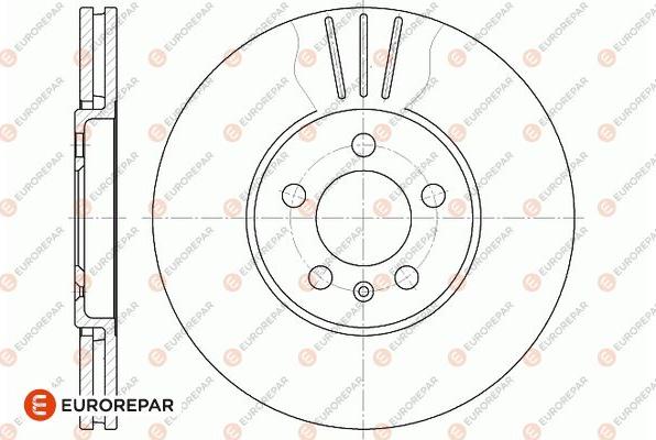 EUROREPAR 1667854480 - Əyləc Diski furqanavto.az