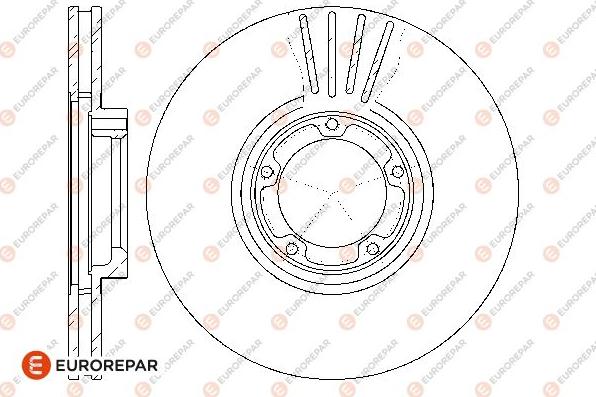 EUROREPAR 1667854180 - Əyləc Diski furqanavto.az