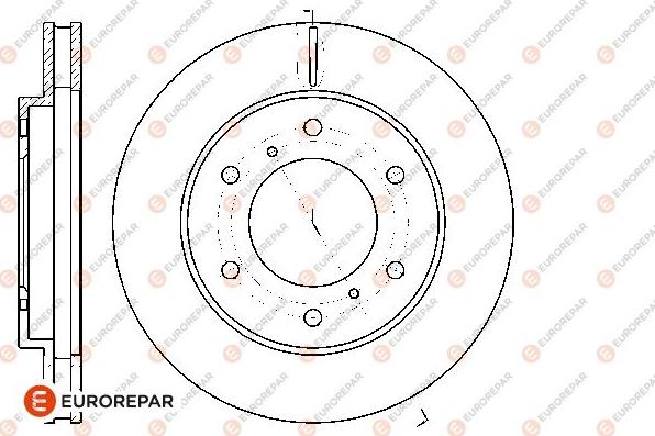 EUROREPAR 1667855280 - Əyləc Diski furqanavto.az