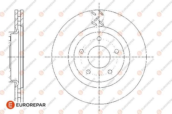 EUROREPAR 1667850180 - Əyləc Diski furqanavto.az