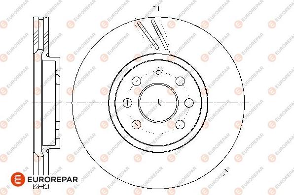 EUROREPAR 1667850780 - Əyləc Diski furqanavto.az