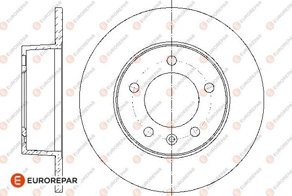 EUROREPAR 1667858180 - Əyləc Diski furqanavto.az