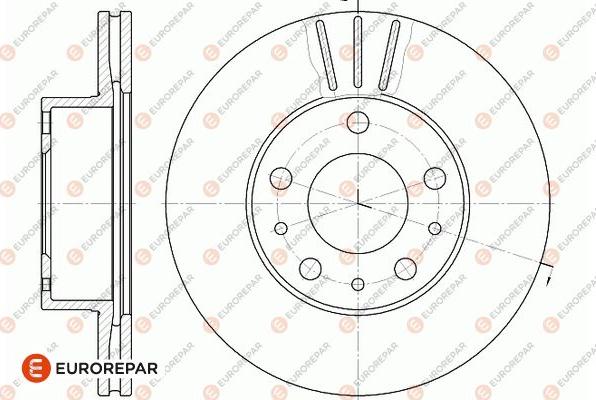 EUROREPAR 1667858880 - Əyləc Diski furqanavto.az