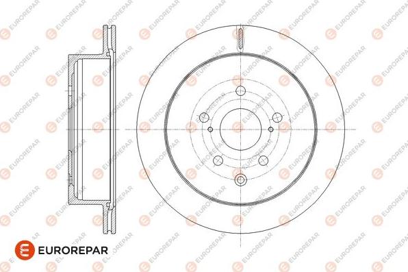 EUROREPAR 1667853380 - Əyləc Diski furqanavto.az