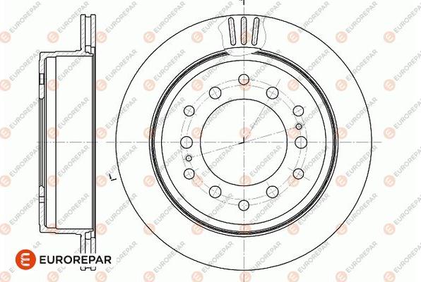 EUROREPAR 1667852880 - Əyləc Diski furqanavto.az