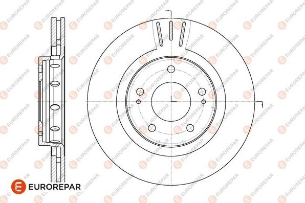 EUROREPAR 1667857680 - Əyləc Diski furqanavto.az