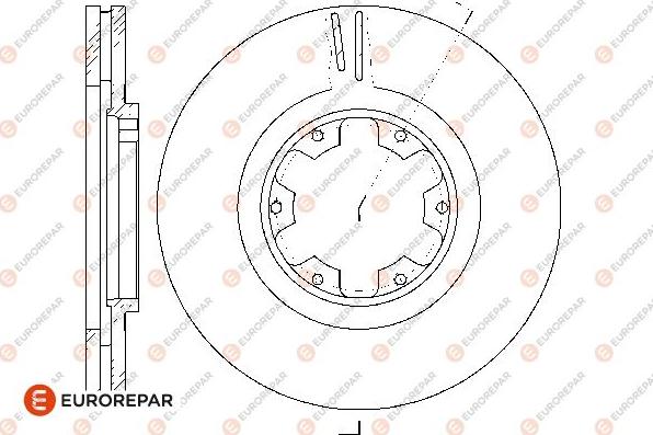 EUROREPAR 1667869680 - Əyləc Diski furqanavto.az