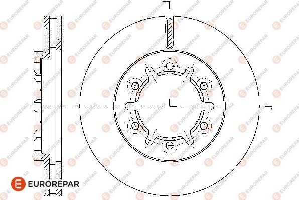 EUROREPAR 1667869880 - Əyləc Diski furqanavto.az