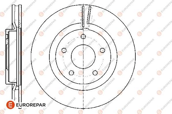 EUROREPAR 1667860380 - Əyləc Diski furqanavto.az