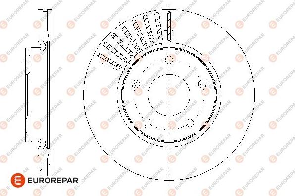 EUROREPAR 1667861880 - Əyləc Diski furqanavto.az