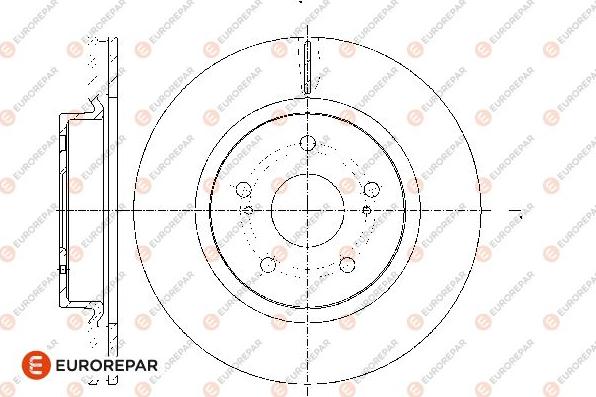 EUROREPAR 1667861280 - Əyləc Diski furqanavto.az