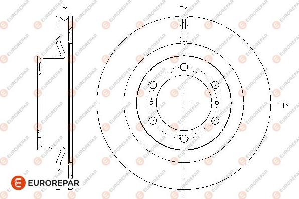 EUROREPAR 1667863580 - Əyləc Diski furqanavto.az