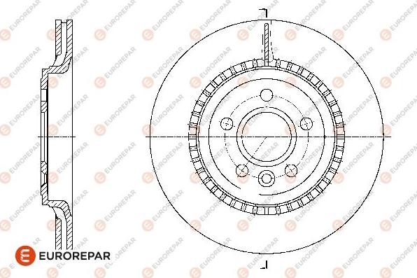 EUROREPAR 1667862380 - Əyləc Diski furqanavto.az