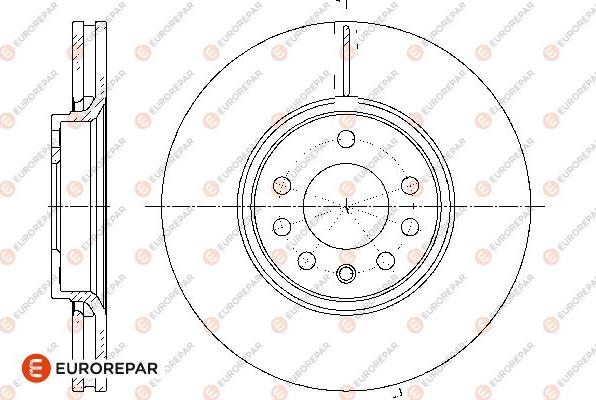 EUROREPAR 1667867280 - Əyləc Diski furqanavto.az