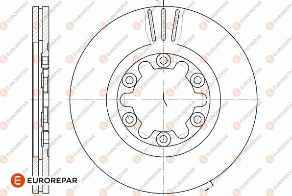 EUROREPAR 1667870180 - Əyləc Diski furqanavto.az