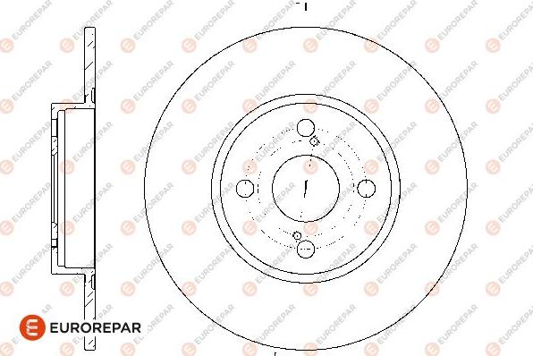 EUROREPAR 1667870380 - Əyləc Diski furqanavto.az