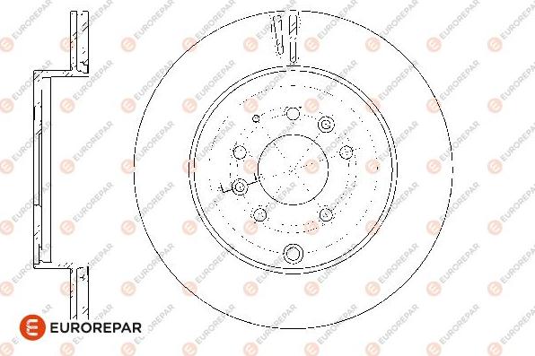 EUROREPAR 1667871680 - Əyləc Diski furqanavto.az