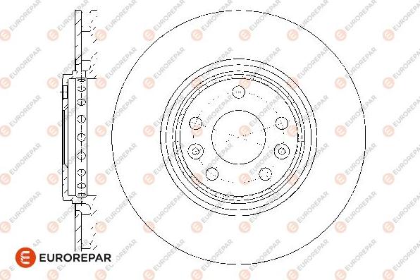 EUROREPAR 1667872680 - Əyləc Diski furqanavto.az