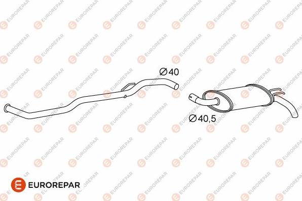 EUROREPAR 1609228080 - Son səsboğucu furqanavto.az
