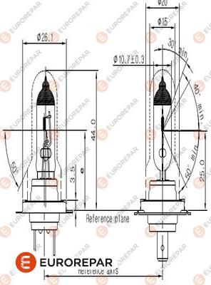 EUROREPAR 1616431480 - Lampa, işıqfor furqanavto.az